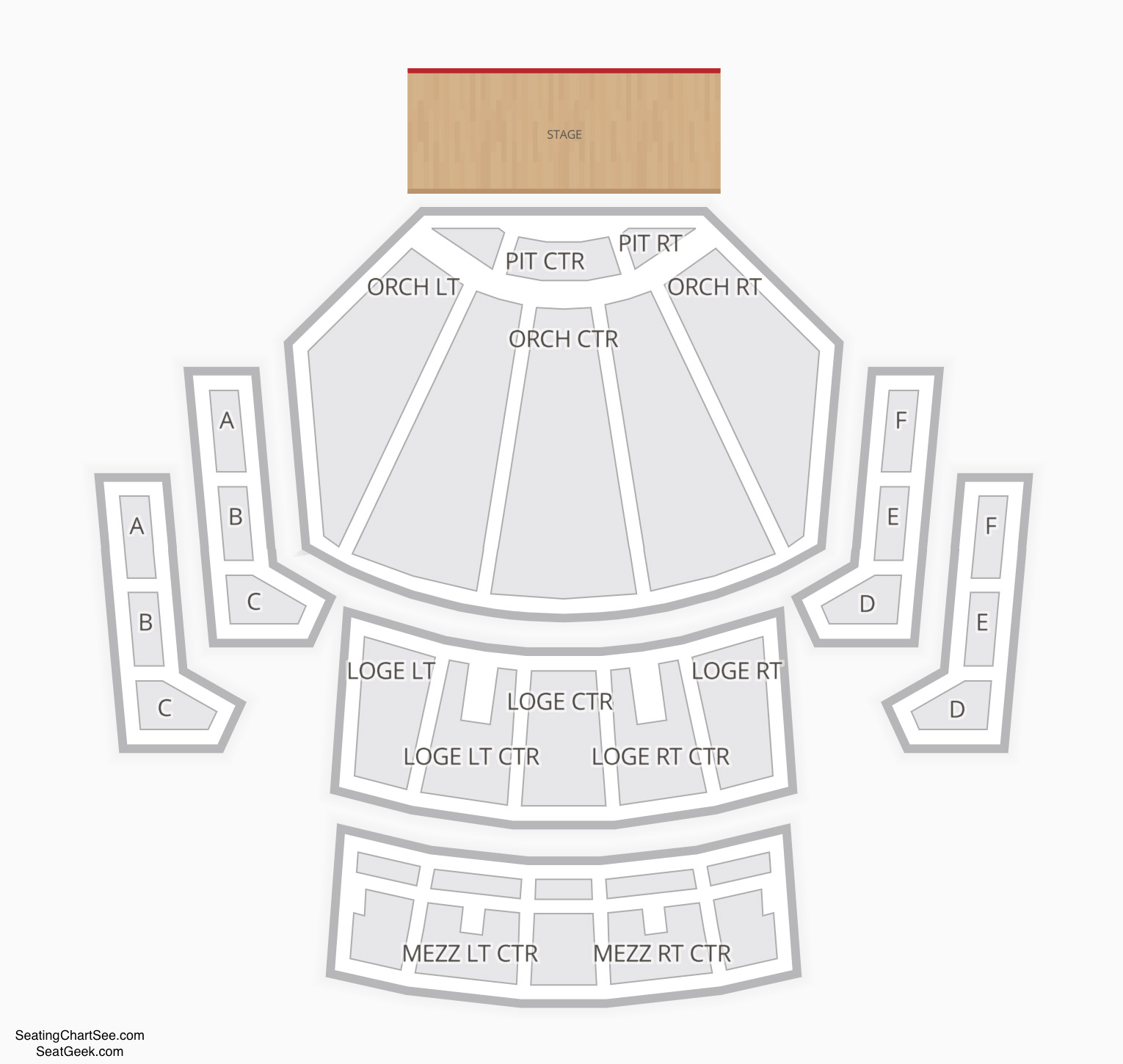 Fajarv Zappos Theater Seating View