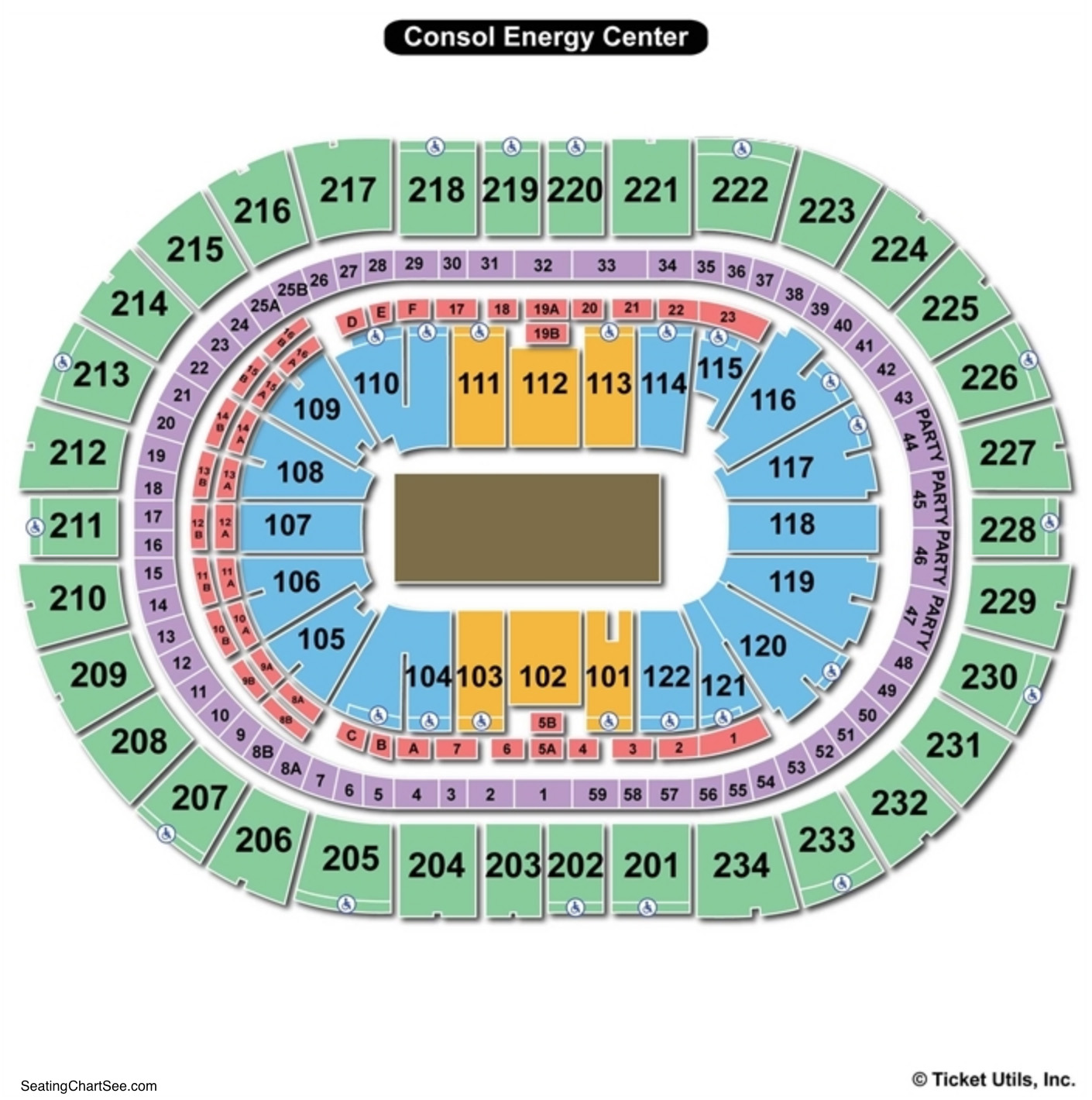 Ppg Arena Seating Chart