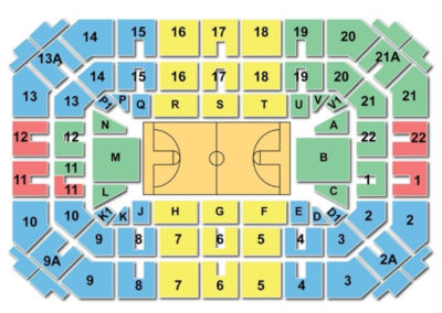 Allen Fieldhouse Seating Charts Views