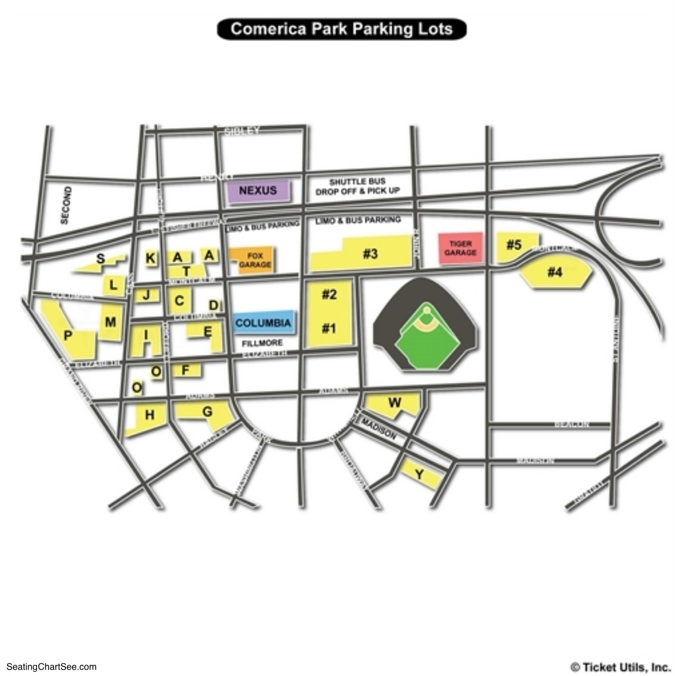 Comerica Park Interactive Seating Map Elcho Table