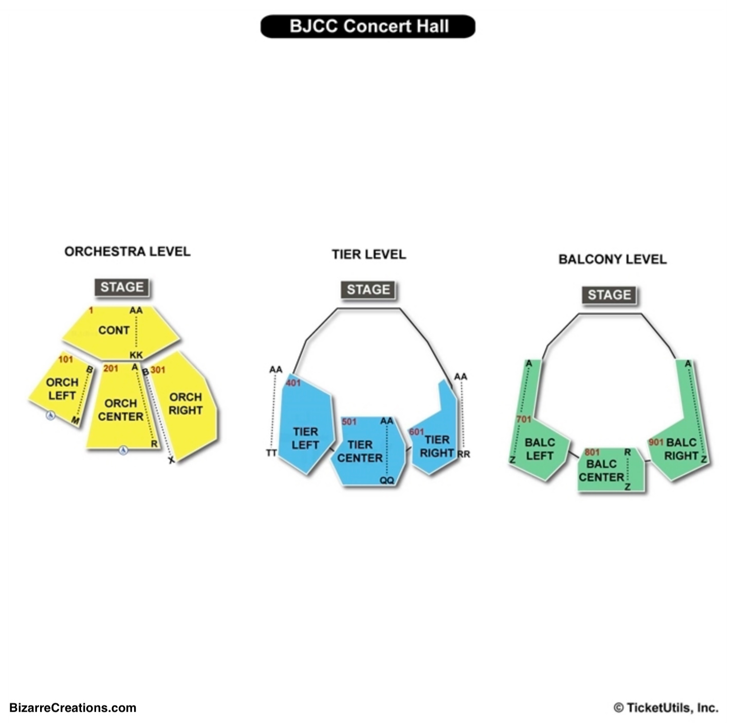 Bjcc Birmingham Al Seating Chart