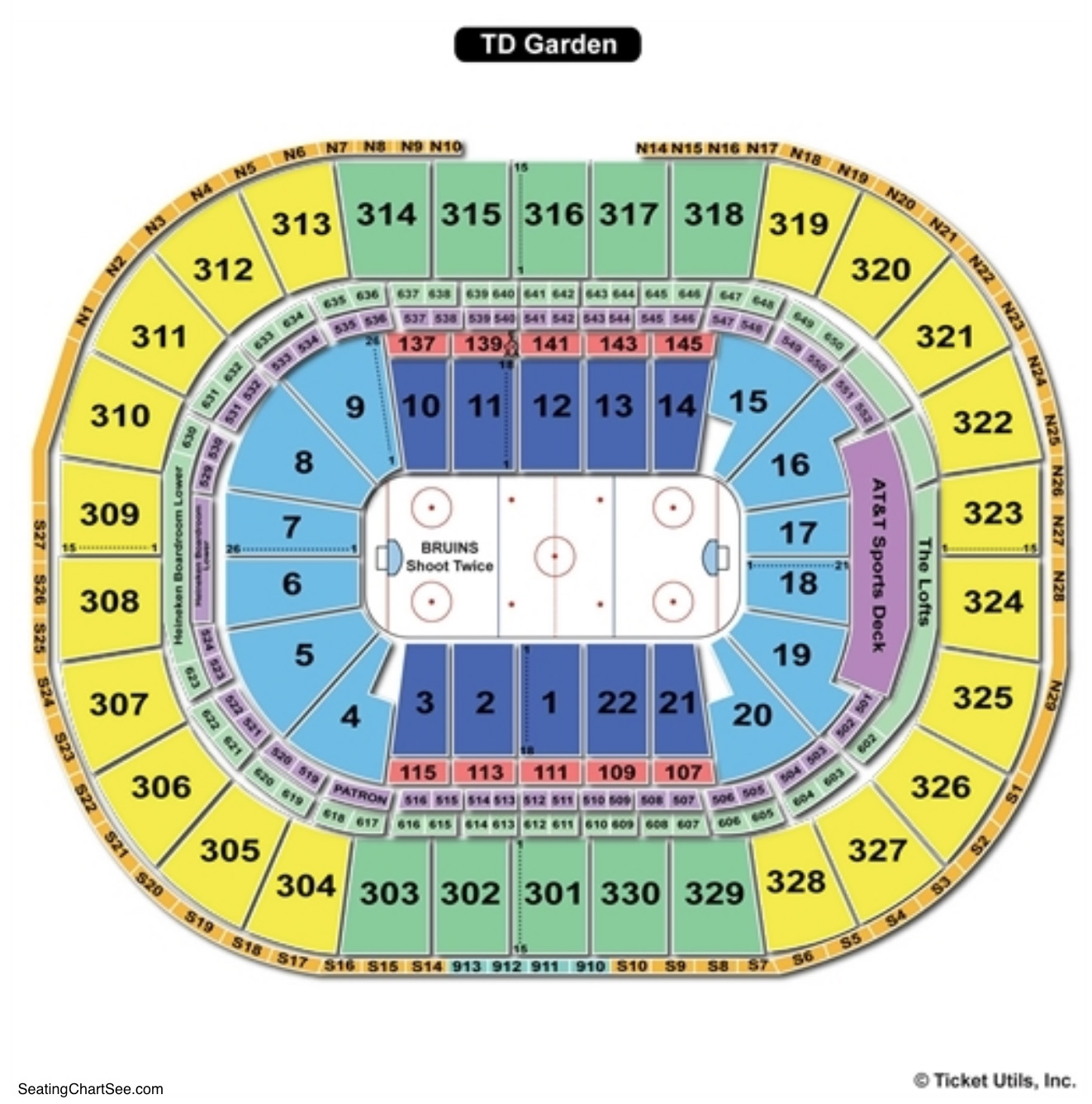 Td Garden Seating Charts Views Games Answers Cheats